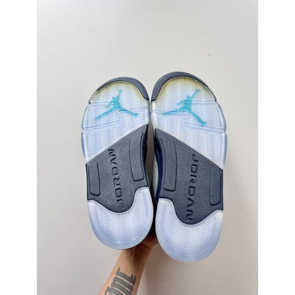 NIB 2015 NIKE Air Jordan 5 Retro Pre-Grape Hornets Navy Sneakers, Size 10.5 - Picture 12 of 15